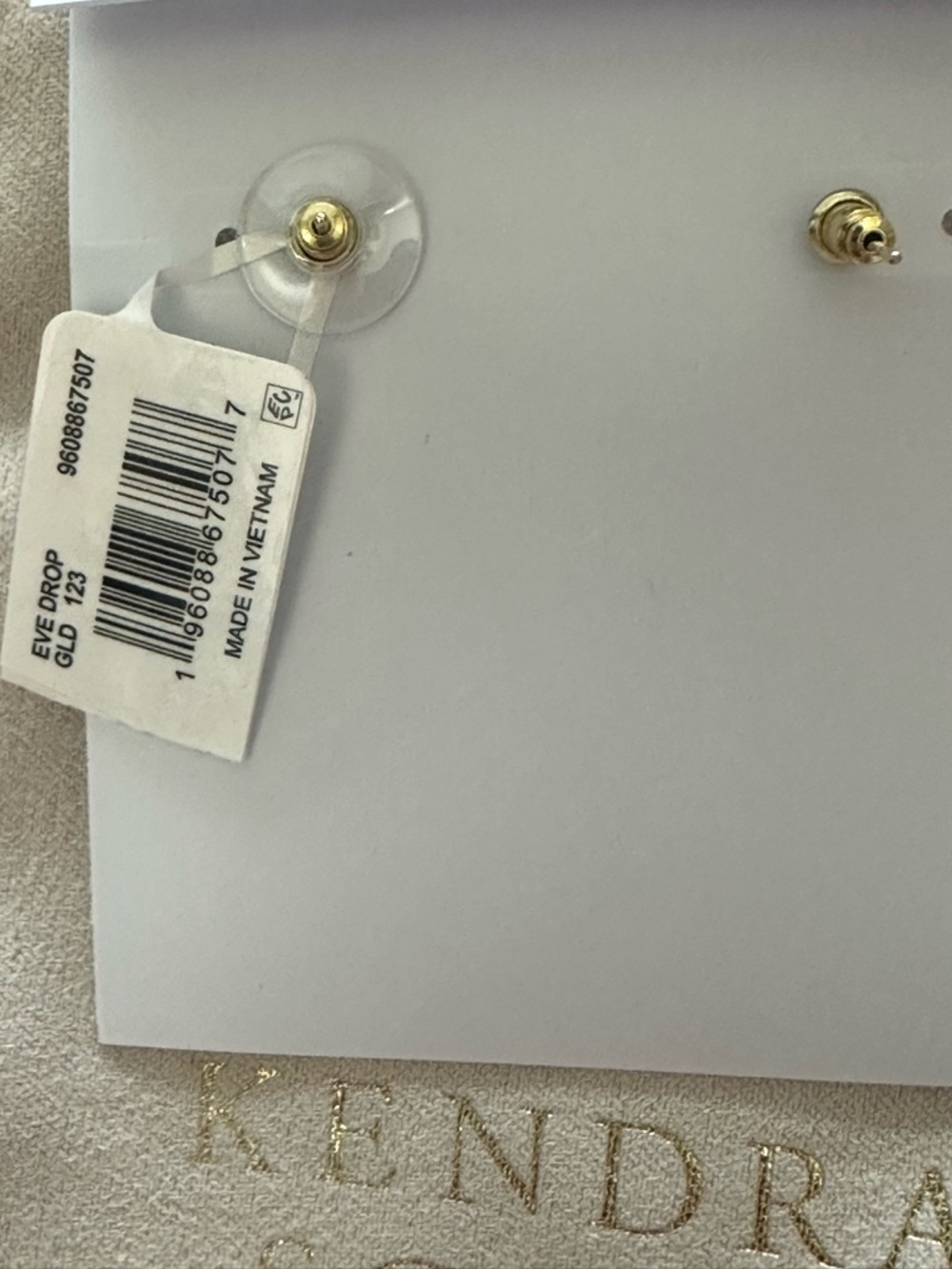 Kendra Scott Eve Freshwater Pearl Double Drop Earrings in Gold - Picture 2 of 2